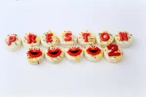Monogram Cookies Message Cookies Birthday Cookies Birthday Message Cookies Boy Birthday Girl Birthday Chocolate Oreos Birthday Gift Ideas